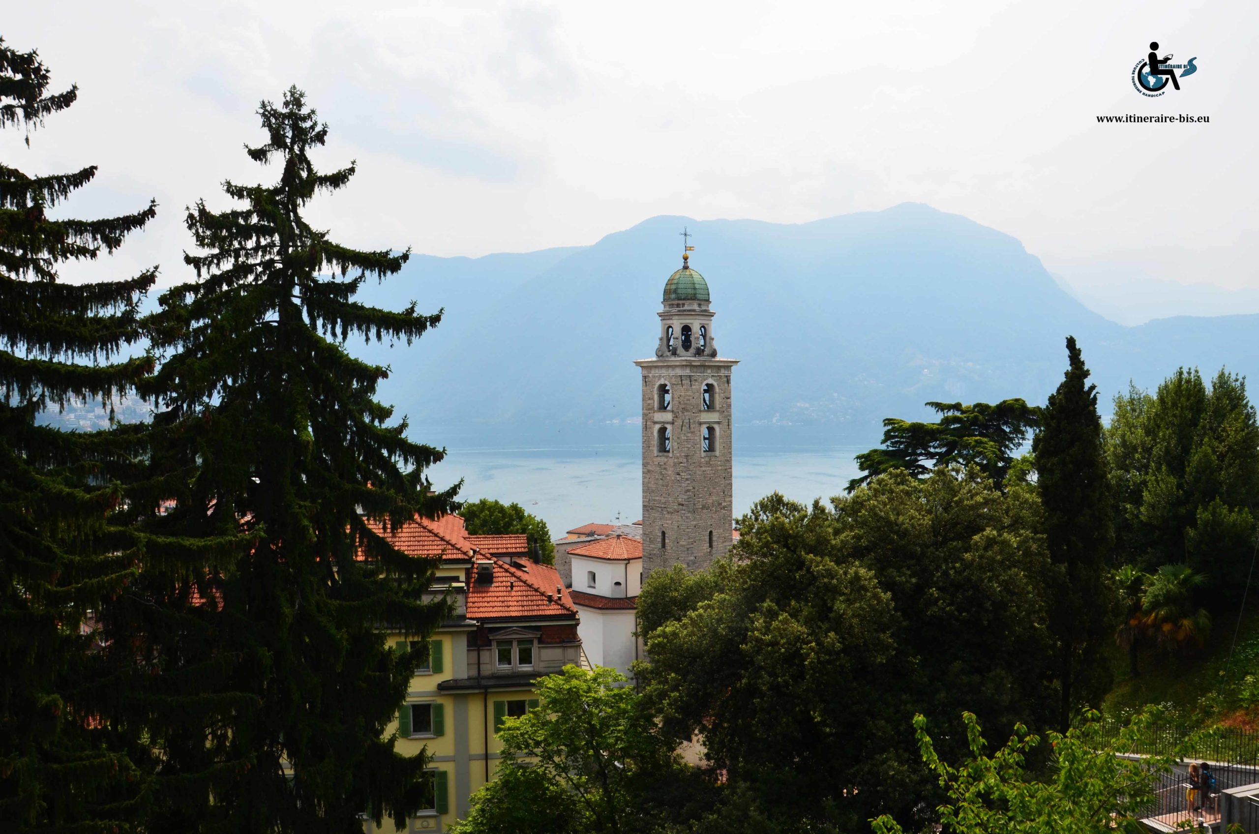 Vue des hauteur de Lugano